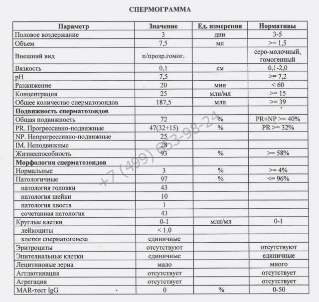 Купить спермограмму в Москве недорого